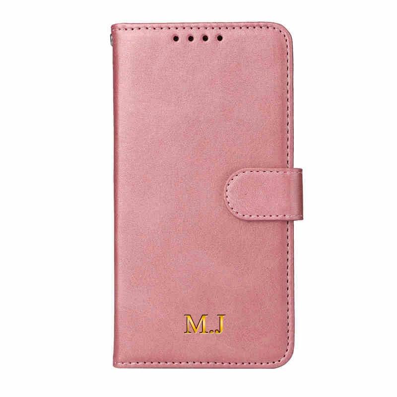 Personalised Leather Flip Wallet Case - Vélanoworld