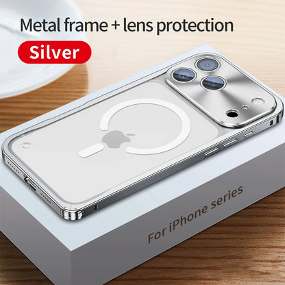 Metal Frame Magnetic Phone Case