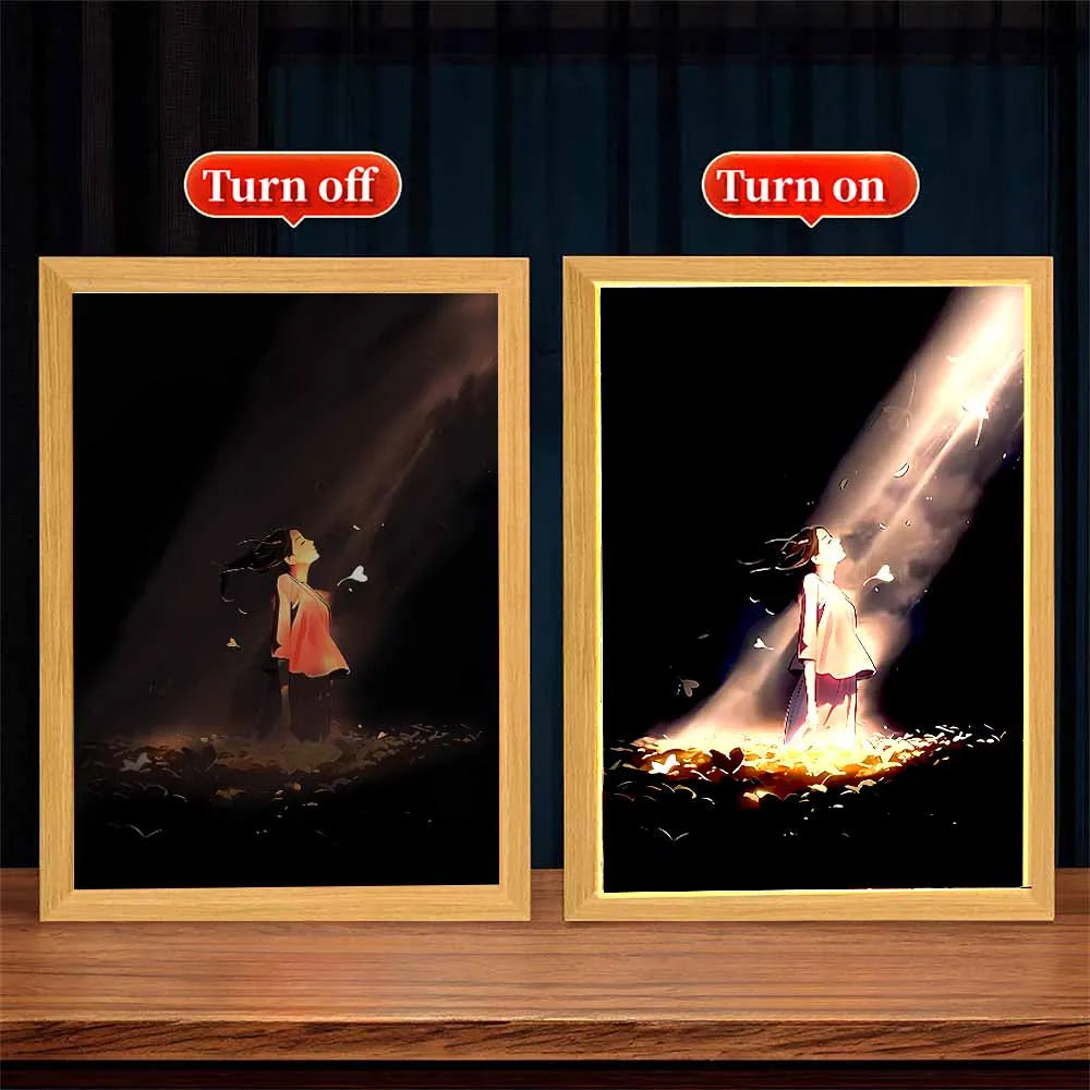 Violet Evergarden Anime LED Light Painting