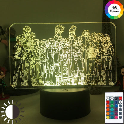 Naruto anime 3D LED Night Light