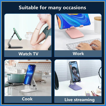 Aluminium Foldable Desk Phone & Tablet Stand - Vélanoworld