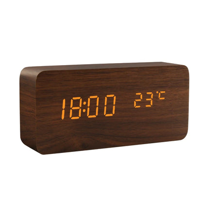 LED Digital Alarm Clock with Temperature Display