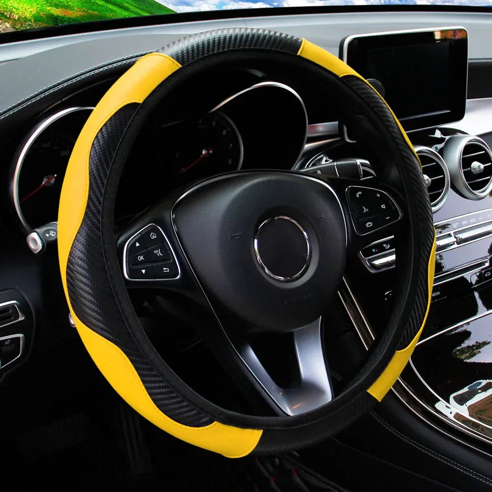 Carbon Fibre Steering Wheel Cover