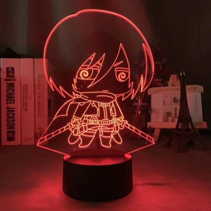 Attack on Titan 3D LED Night Lamp