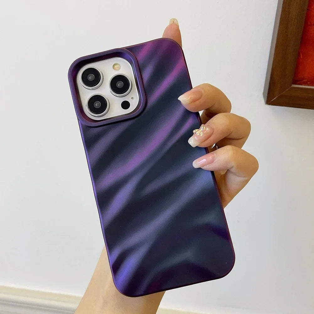 Luxury 3D Wavy Silicone Phone Case
