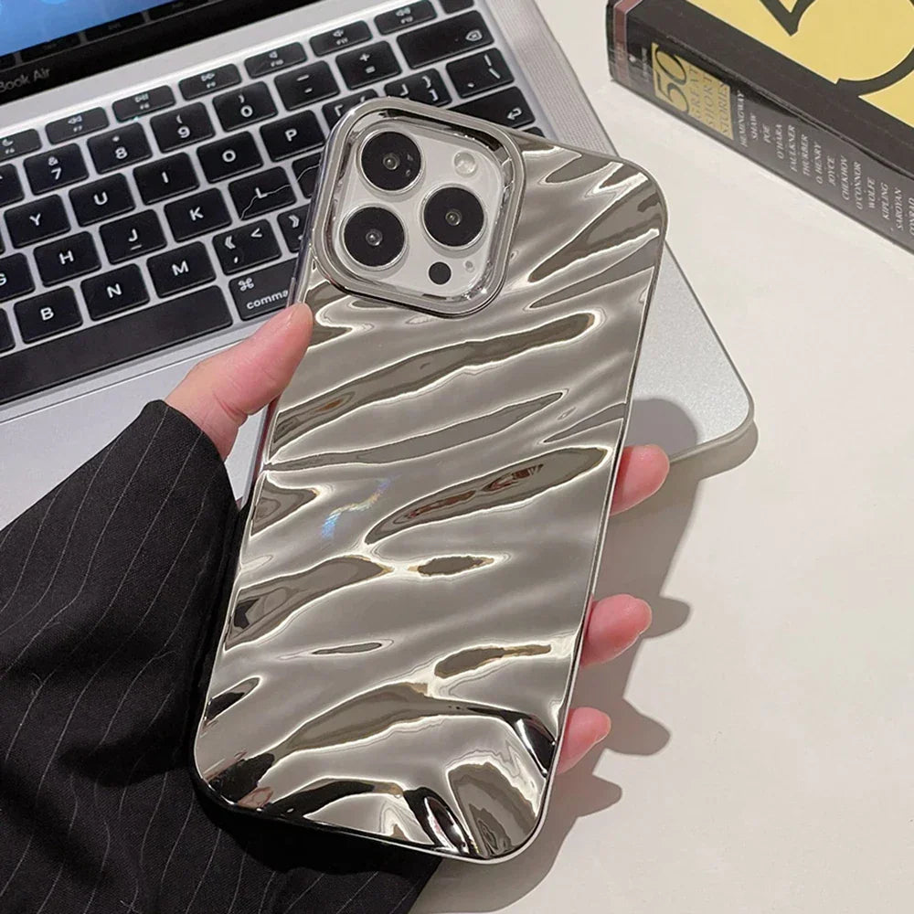 Luxury 3D Wavy Silicone Phone Case