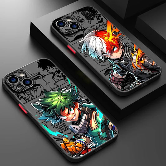 My Hero Academia Cool Frosted Translucent Phone Case