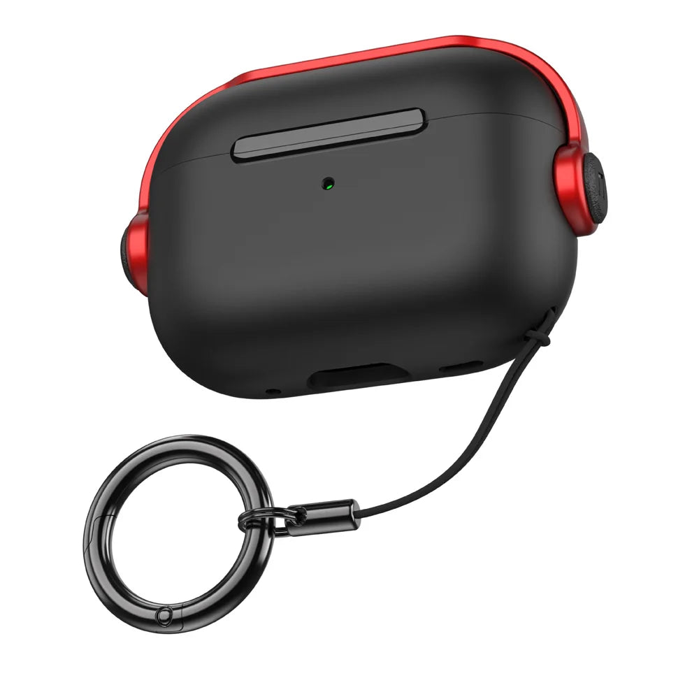 Headphone-Wearing AirPod Case