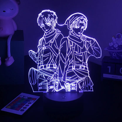 Attack on Titan 3D LED Night Lamp