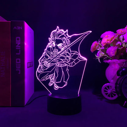 Demon Slayer 3D LED Anime Lamp