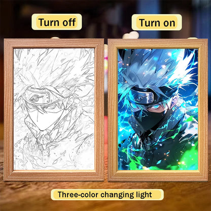 Naruto Anime LED Light Painting