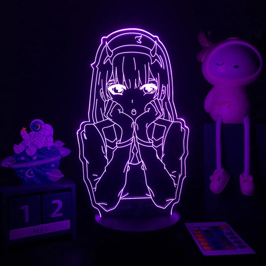 Darling in the Franxx Anime 3D LED Night Light