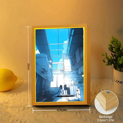 Violet Evergarden Anime LED Light Painting