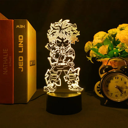 My Hero Academia Anime 3D LED Night Light