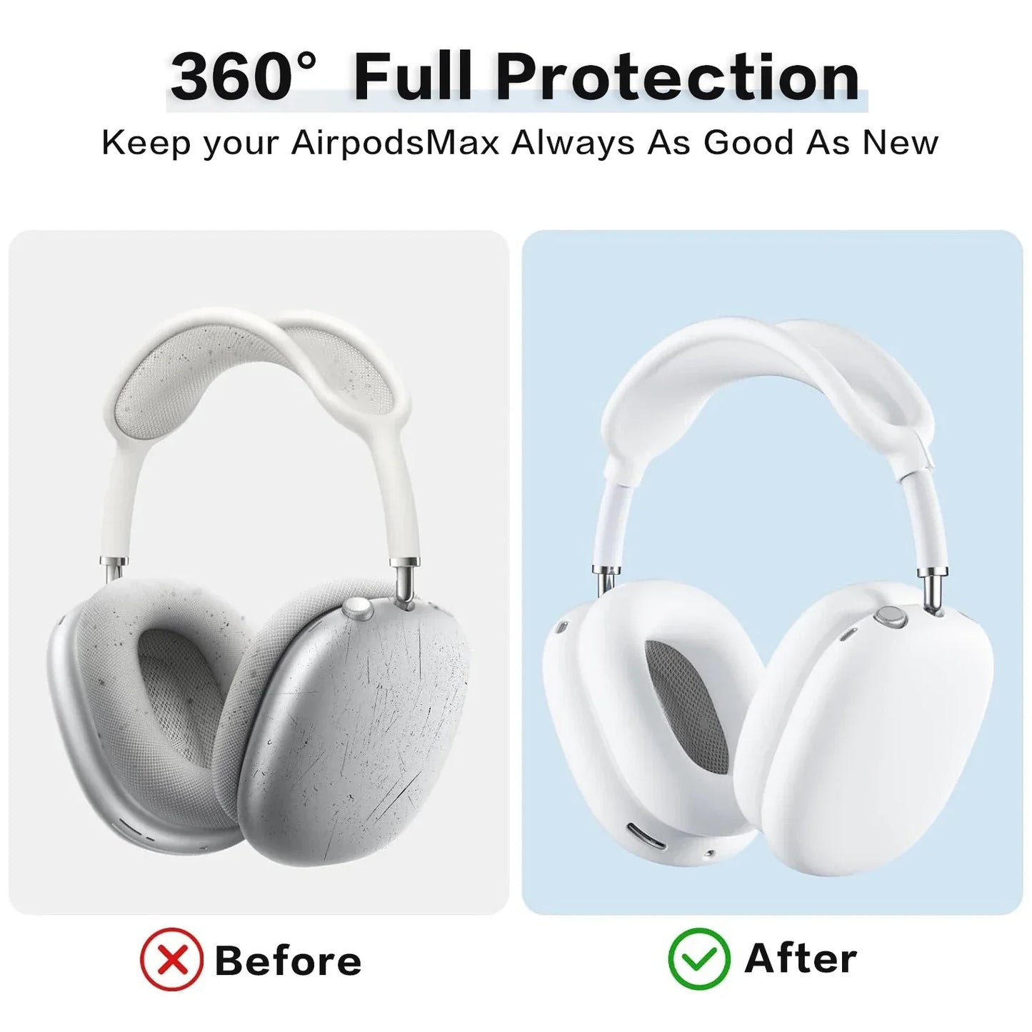AirPods Max Silicone Protective Case Cover - Vélanoworld