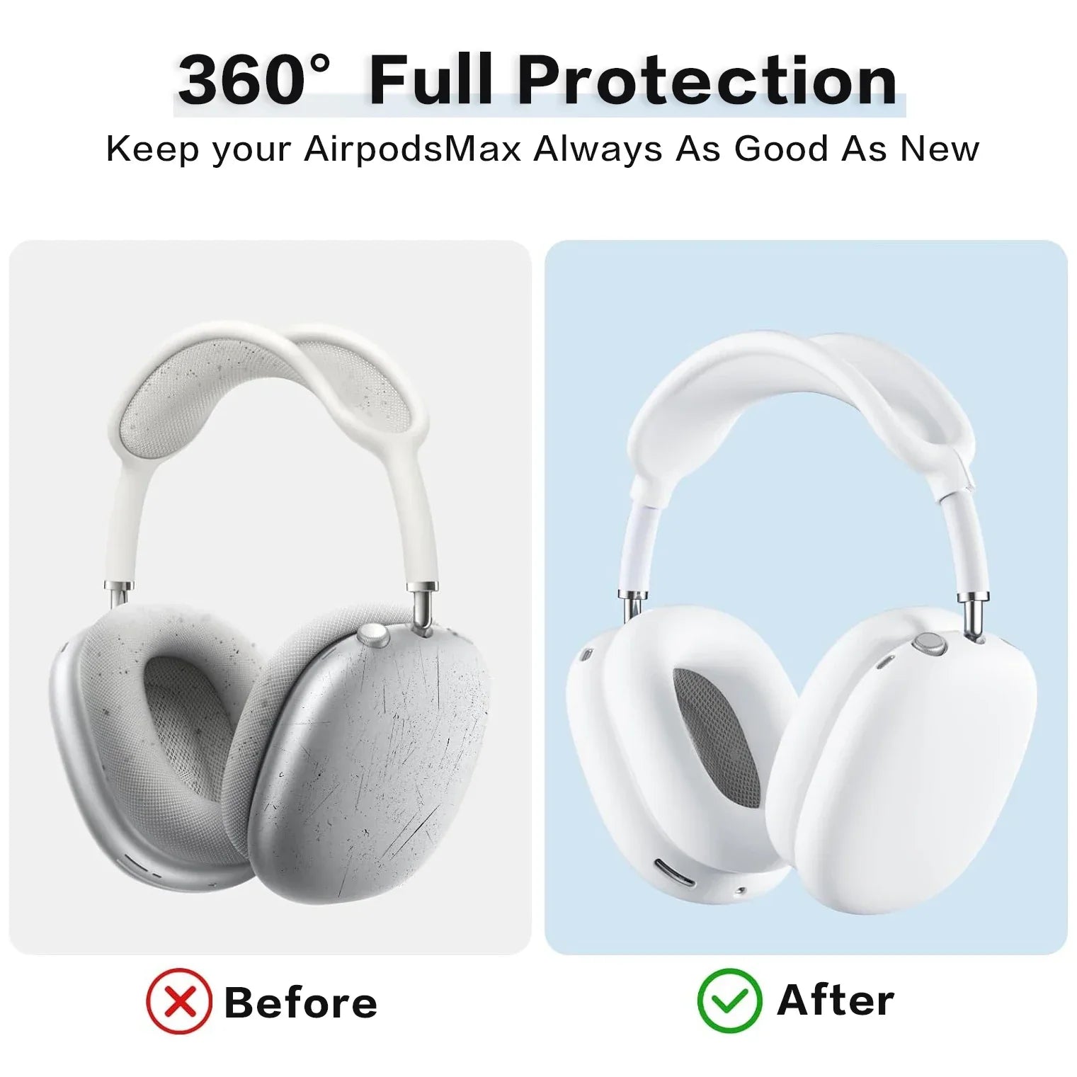 AirPods Max Silicone Protective Case Cover - Vélanoworld