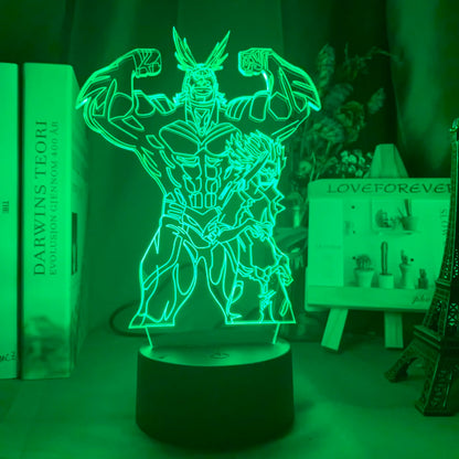My Hero Academia Anime 3D LED Night Light