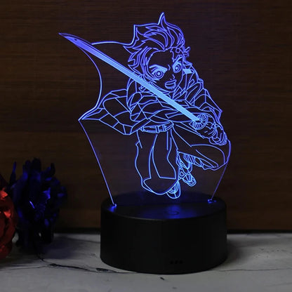 Demon Slayer Anime 3D LED Night Light