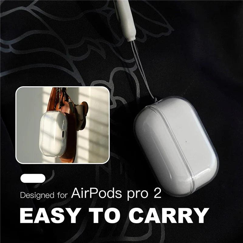 Transparent Case with Lanyard for AirPods - Vélanoworld