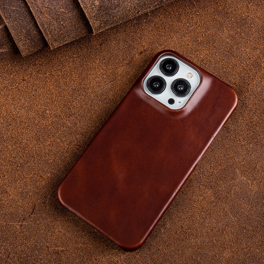 Premium Genuine Leather iPhone Case - Vélanoworld