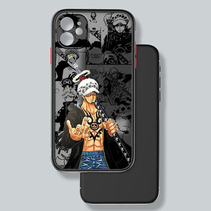 One Piece Frosted Matte Black Phone Case - Vélanoworld