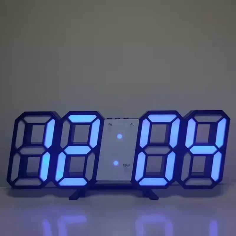 3D LED Wall & Desk Digital Clock