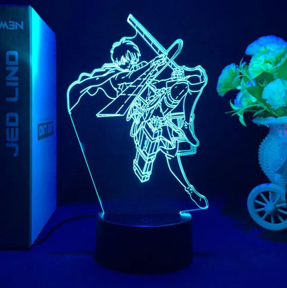Attack on Titan 3D LED Anime Lamp