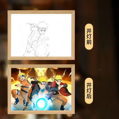Naruto Anime LED Light Painting
