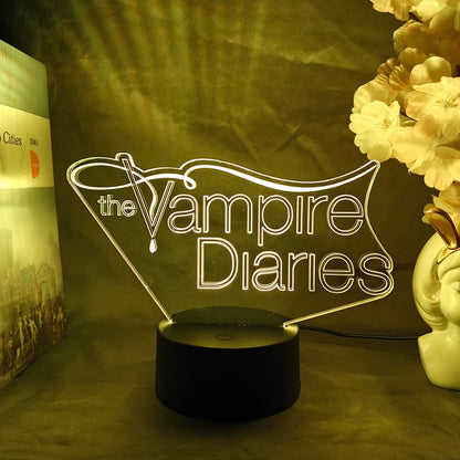 The Vampire Diaries 3D LED Night Light