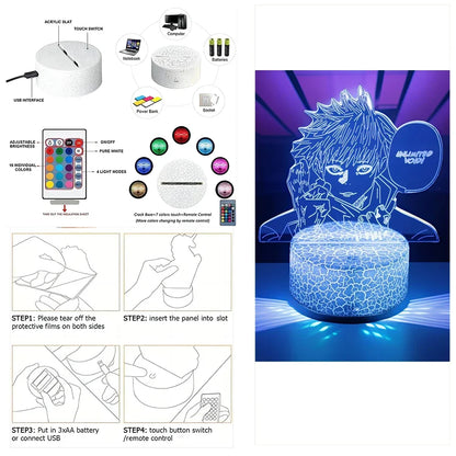 Jujutsu Kaisen 3D LED Anime Lamp