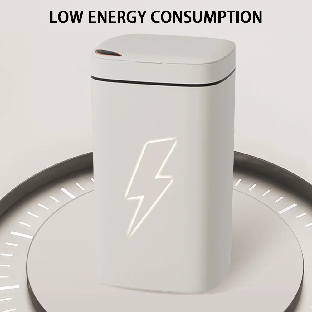 Hands-Free Smart Trash Can – 16L, Quiet & Hygienic