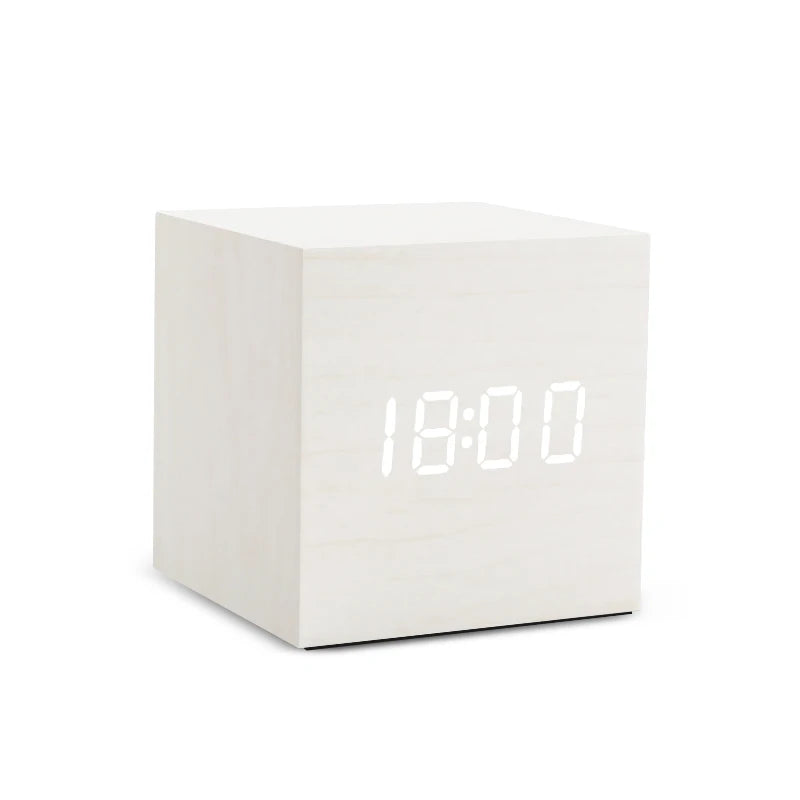 LED Digital Alarm Clock with Temperature Display