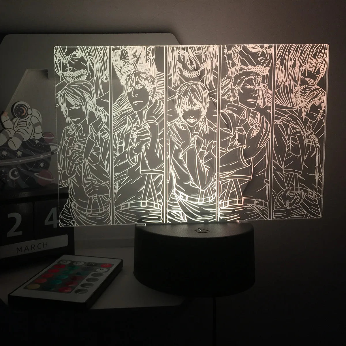Attack on Titan 3D LED Anime Lamp