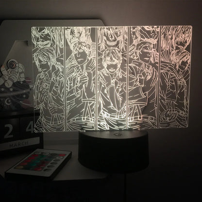 Attack on Titan 3D LED Anime Lamp