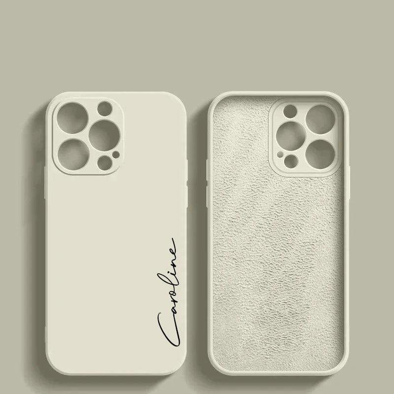 Personalised Soft Silicone Case for iPhone - Vélanoworld