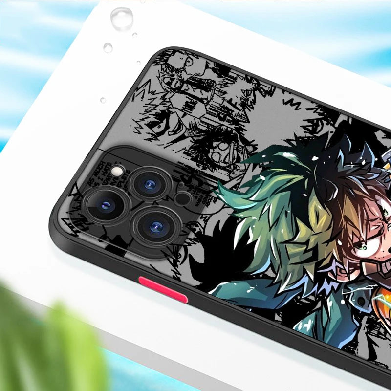 My Hero Academia Cool Frosted Translucent Phone Case
