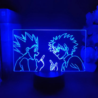 Hunter x Hunter Anime- Gon x Killua 3D LED Night Light