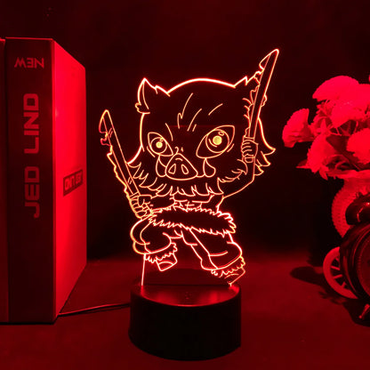 Demon Slayer Anime 3D LED Night Lamp