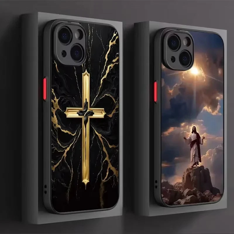 Catholic Themed Phone Case - Jesus Cross Phone Cover