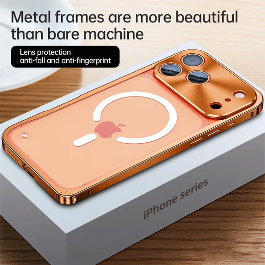 Metal Frame Magnetic Phone Case