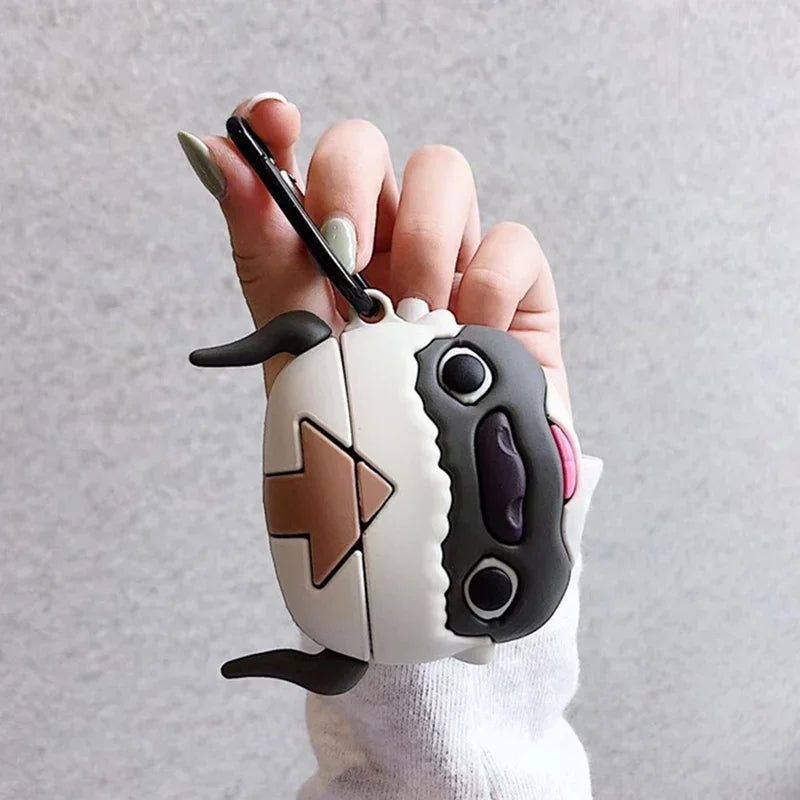 Avatar Appa Cartoon Silicone AirPods Case
