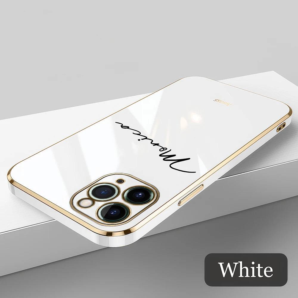 Luxury Silicone Name Case for iPhone - Vélanoworld