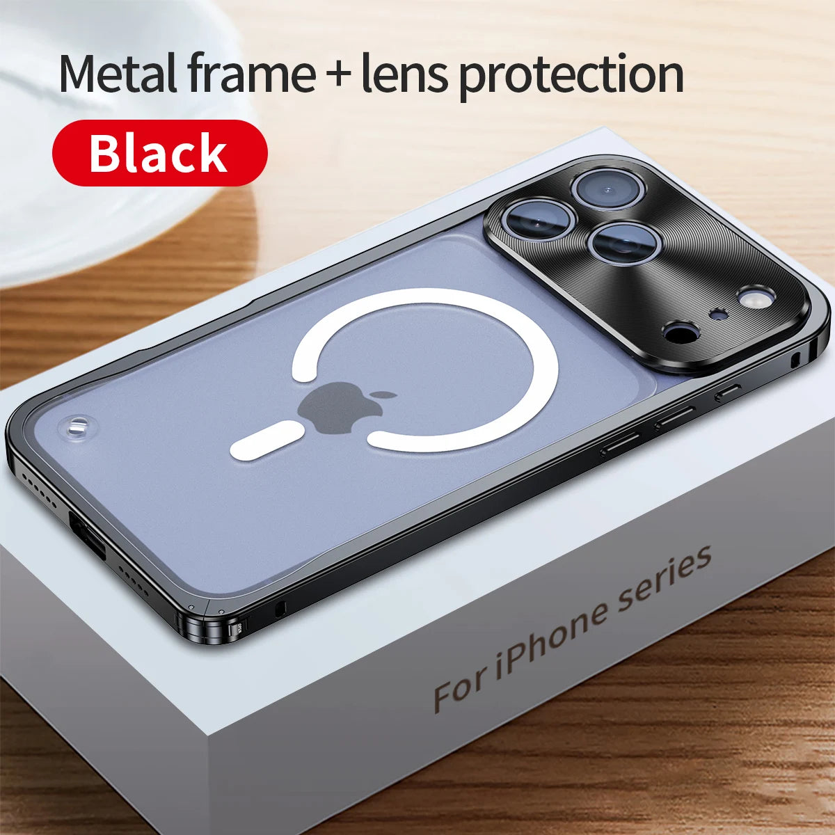 Metal Frame Magnetic Phone Case