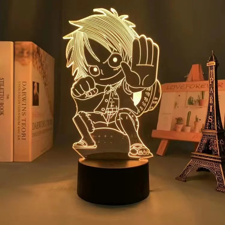 One Piece Anime 3D LED Night Light