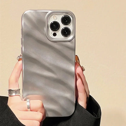 Luxury 3D Wavy Silicone Phone Case