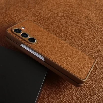 Luxury Genuine Leather Cases for Samsung Galaxy Z Fold