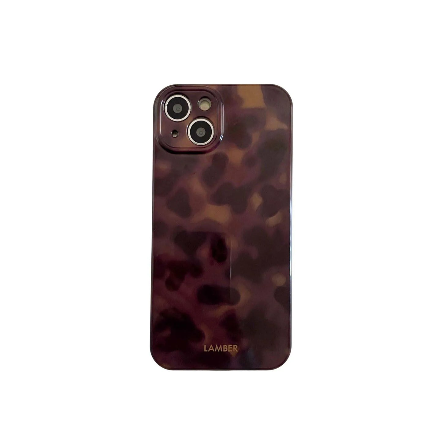 Amber retro brown silicone iPhone Case - Vélanoworld