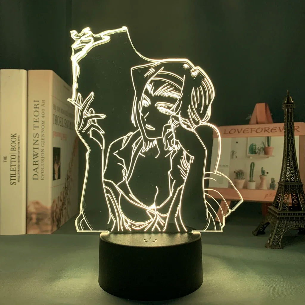 Cowboy Bebop Anime 3D LED Night Light