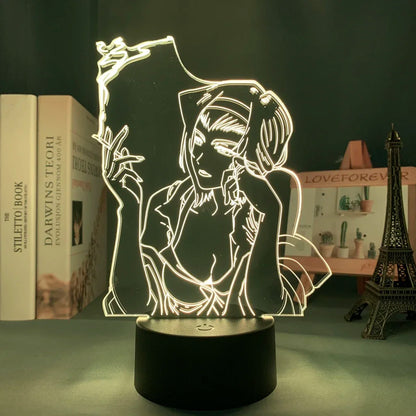 Cowboy Bebop Anime 3D LED Night Light