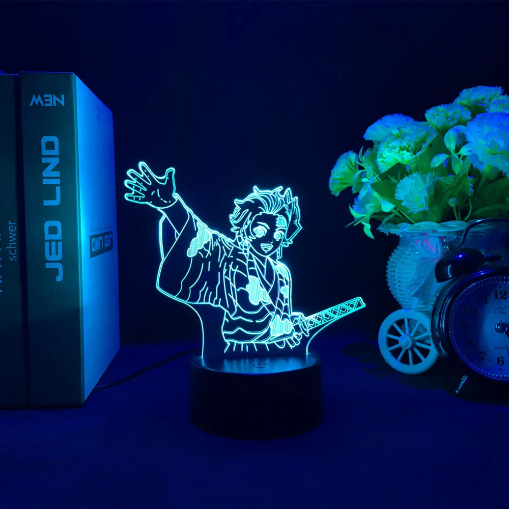 Demon Slayer 3D LED Anime Lamp